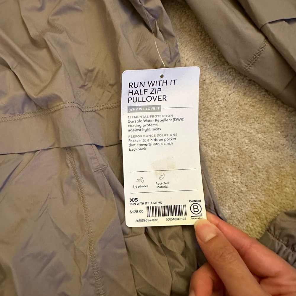 Athleta ran run with it half zip pullover - Picture 7 of 9